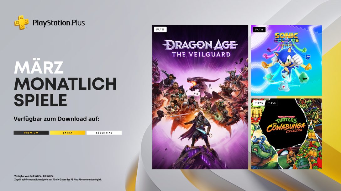 Monatliche PlayStation Plus-Spiele für März 2025