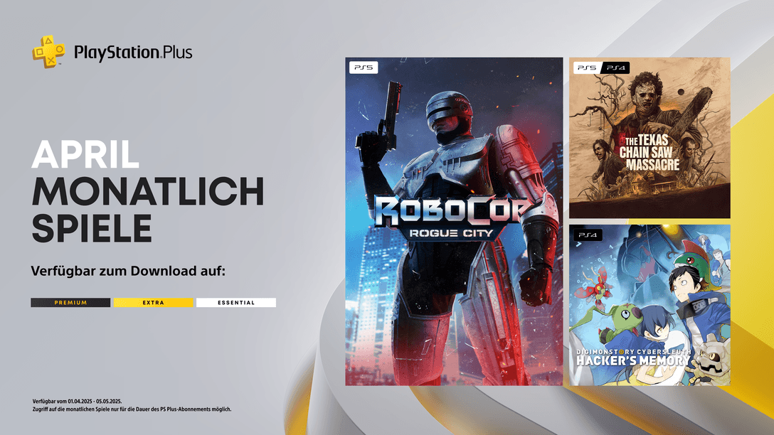 Monatliche PlayStation Plus-Spiele für April 2025